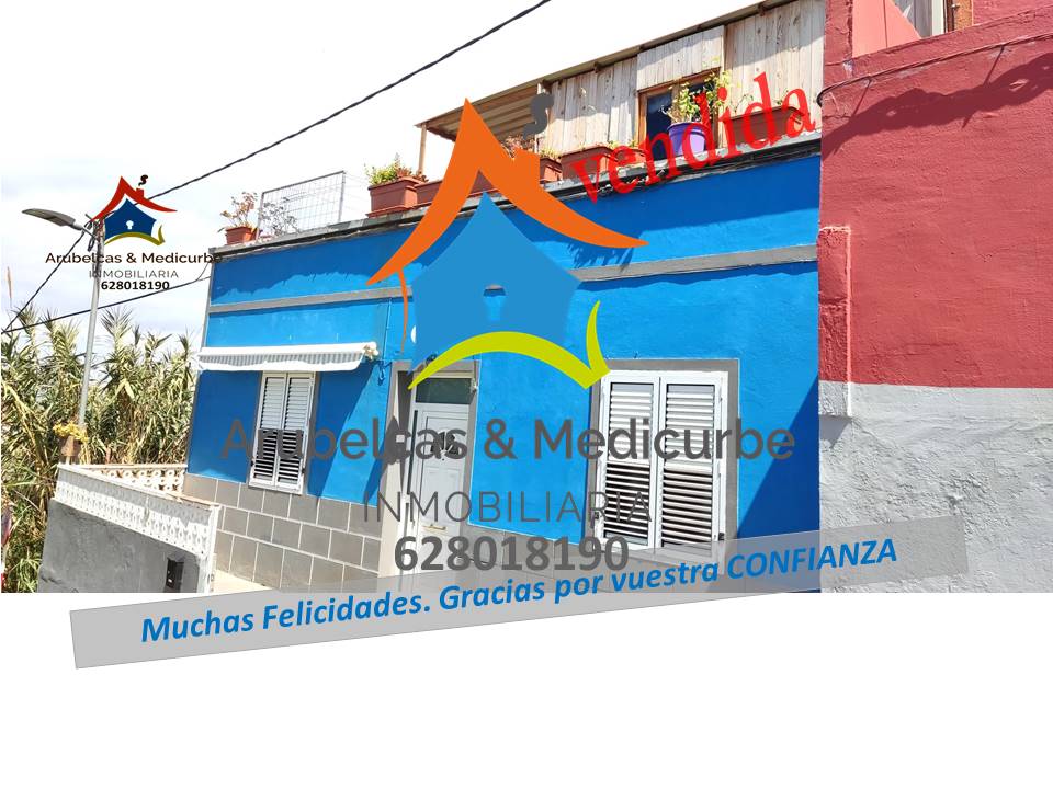 VENDIDA 79.500€ Casa Terrera con azotea con zona de ocio en Moya-El Lance